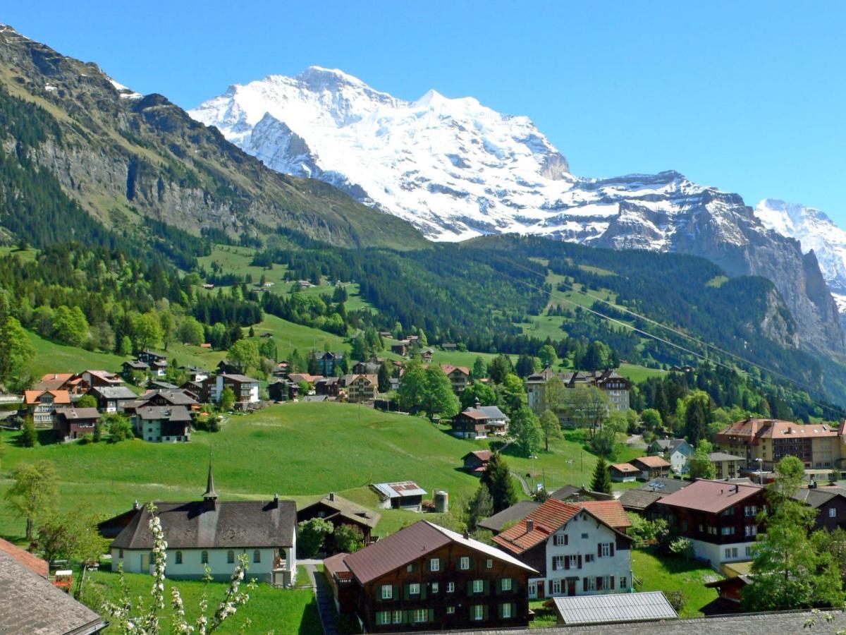 Apartment Panoramapark Soleil Haus D Apt 3 By Interhome Wengen Exterior foto